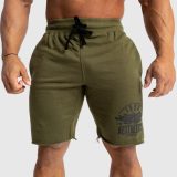 Pánske teplákové kraťasy Iron Aesthetics Force, vojenská zelená · záber 1