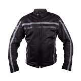 Moto bunda W-TEC Bellvitage Crow - Veľkosť: S | Farba: Sivá · záber 1