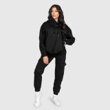 Dámska oversize súprava Iron Aesthetics Cargo, čierna · záber 4