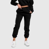 Dámske oversized tepláky Iron Aesthetics Simone, čierne · záber 5