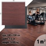inSPORTline Luxteko Flat 100x100x1,5 cm drevo · záber 1