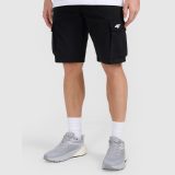 Unisex casual cargo šortky 4F x Drift Masters - čierne · záber 2