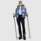 Dámske lyžiarske nohavice softshell membrána 5000 - čierne · záber 1