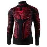 Rebelhorn Therm II Jersey čierno-červená - M · záber 1