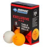 Loptičky na stolný tenis SCHILDKROT Exclusive 3-star Poly 40+ 6ks · záber 1