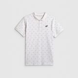 Regular polo tričko pánske - biele · záber 1