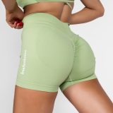 Športové kraťasy Iron Aesthetics Shape, zelené · záber 5