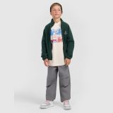 Chlapčenský regular fleece so stojačikom - zelený · záber 2