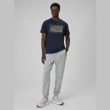 T-shirt regular s potlačou pánsky - tmavomodrý · záber 10