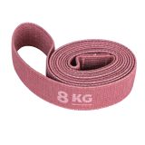 Posilňovacia guma inSPORTline Rand Strong 208x3,3 cm / 8 kg - Farba: Višňové Brownies · záber 5