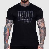 Pánske tričko Iron Aesthetics Slash, čierne · záber 1