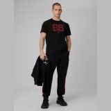 T-shirt regular s potlačou pánsky - čierny · záber 2