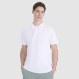 Pánske regular polo tričko - biele · záber 3