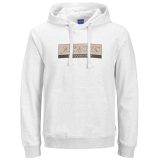 JACK AND JONES Jack&Jones Hoodie INWOOD - Veľkosť: S | Farba: Biela · záber 1