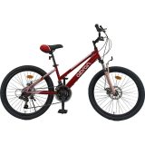 Olpran Talpa ALU 24" - model 2026 tmavo červená/ružová - 15" (135-155 cm) · záber 1