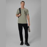 Regular tričko s potlačou pánske - khaki · záber 2