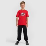 T-shirt regular s vianočnou potlačou chlapčenský - červený · záber 2