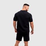 Pánska pletená košeľa Iron Aesthetics Vibe, čierna · záber 5
